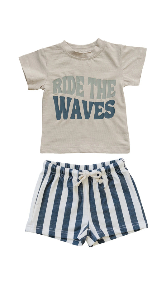 Ride The Waves Shorts Set