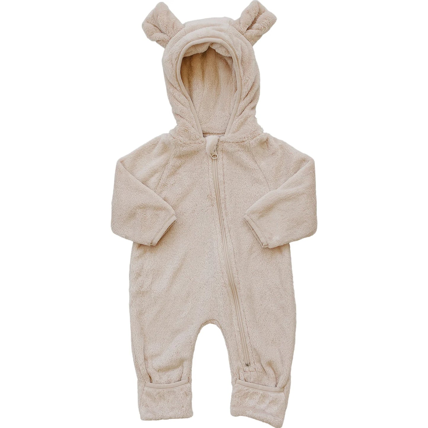 Fleece Bear Hooded Zip Up