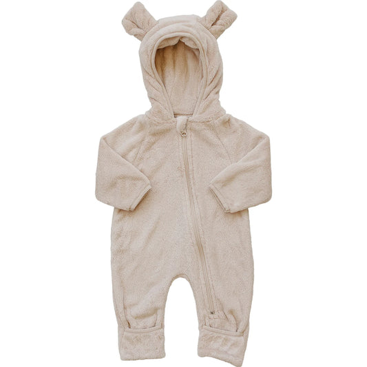 Fleece Bear Hooded Zip Up