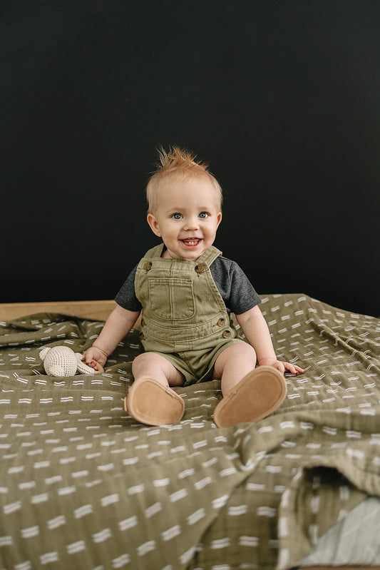 Army Green Twill Overalls
