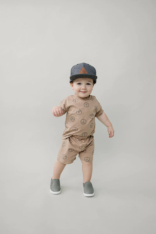 Peace Shorts Set