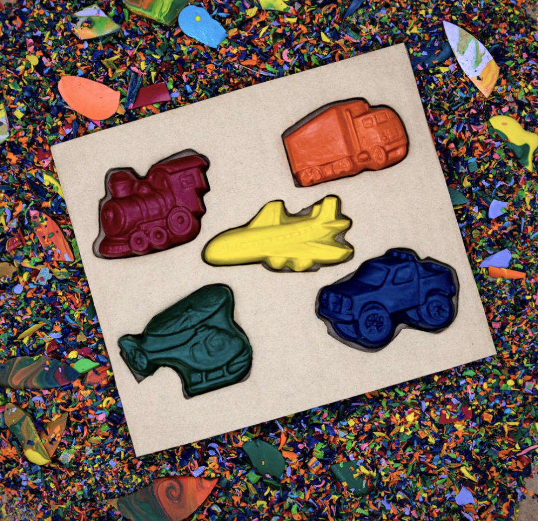 Transportation Crayons