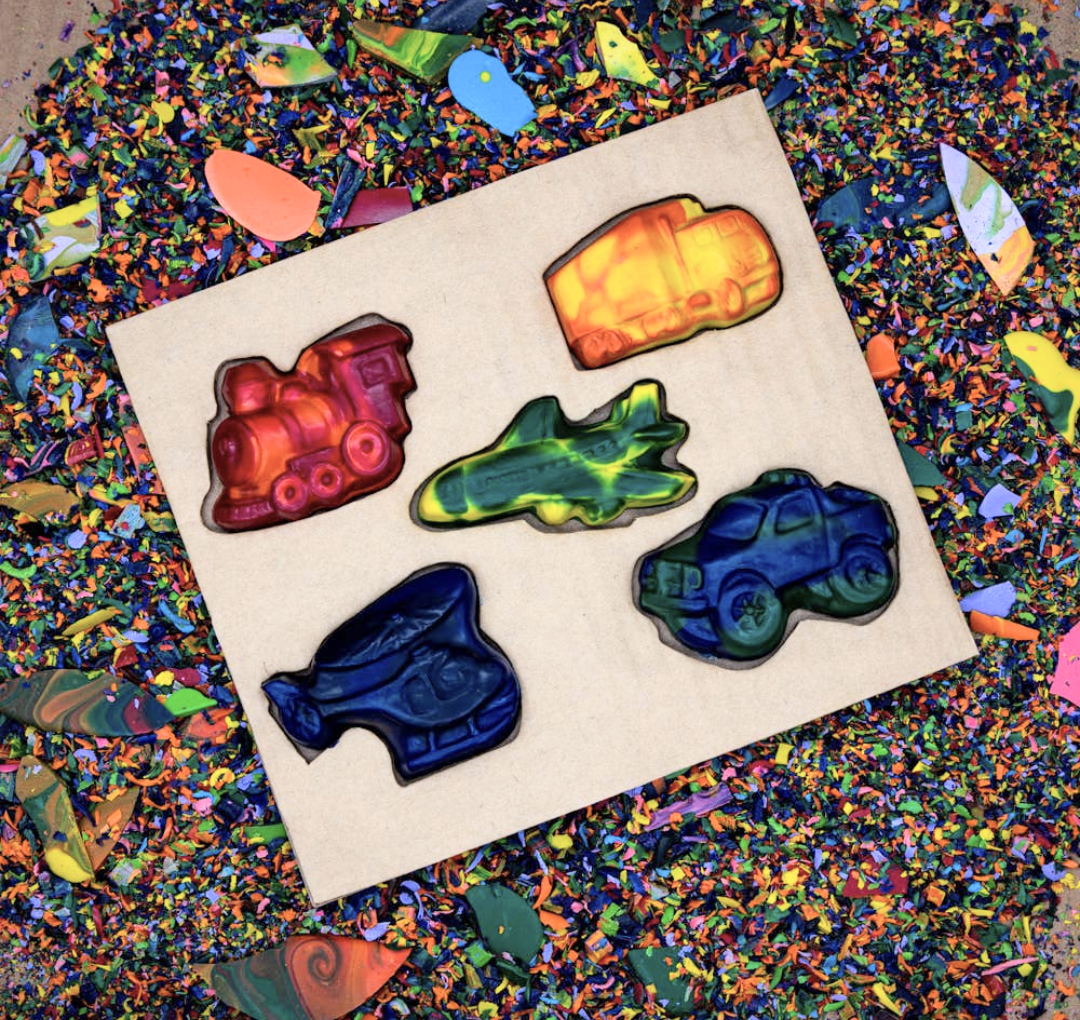 Transportation Crayons