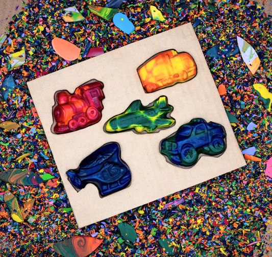 Transportation Crayons