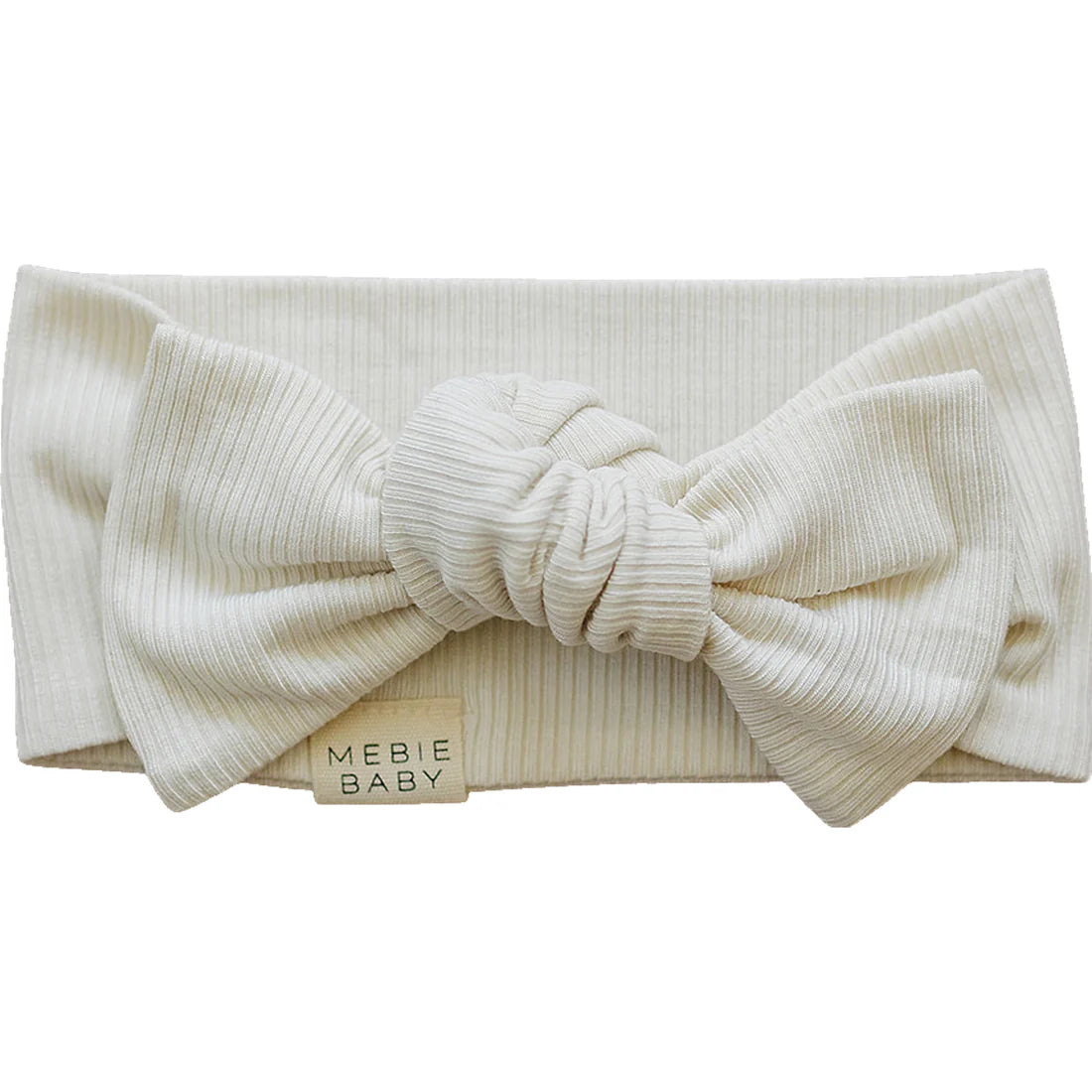 Ribbed Bamboo Cream Head Wrap