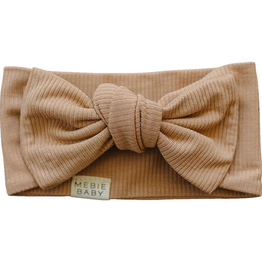 Ribbed Bamboo Latte Head Wrap