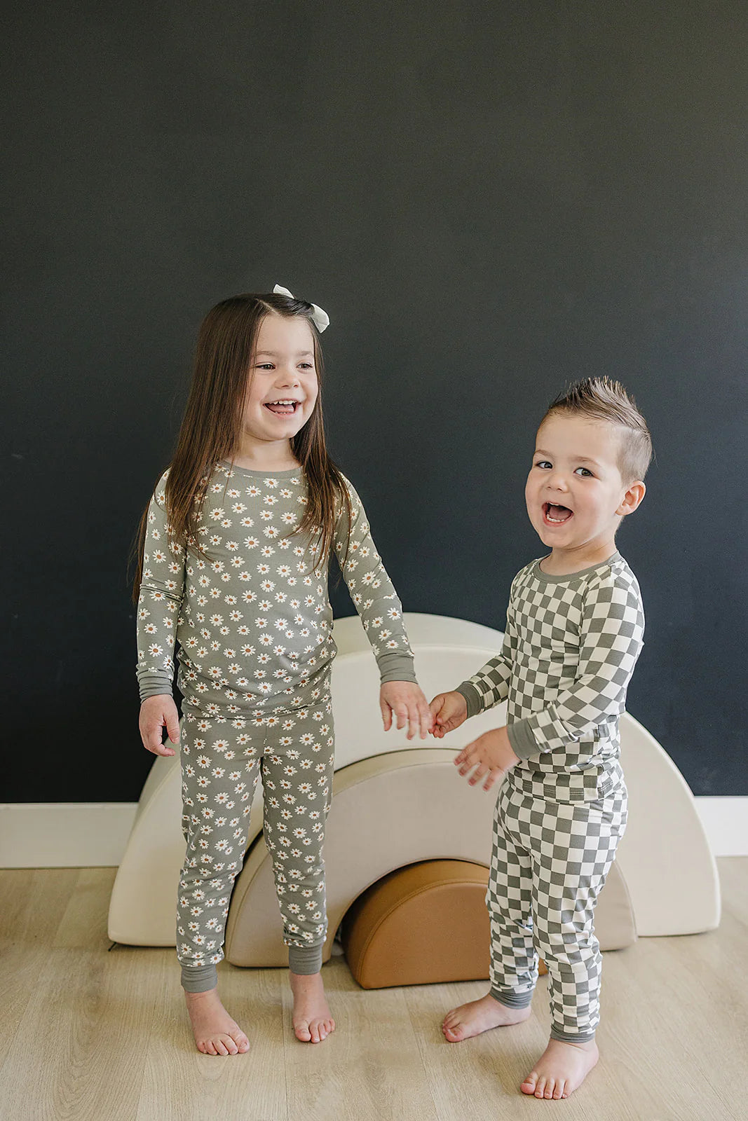 Light Green Daisy Bamboo Set