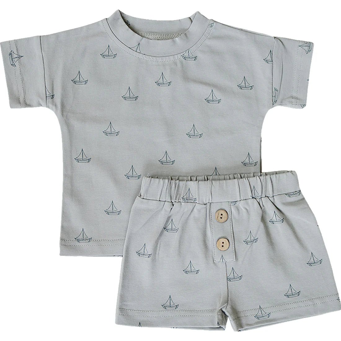 Sailboat Shorts Set