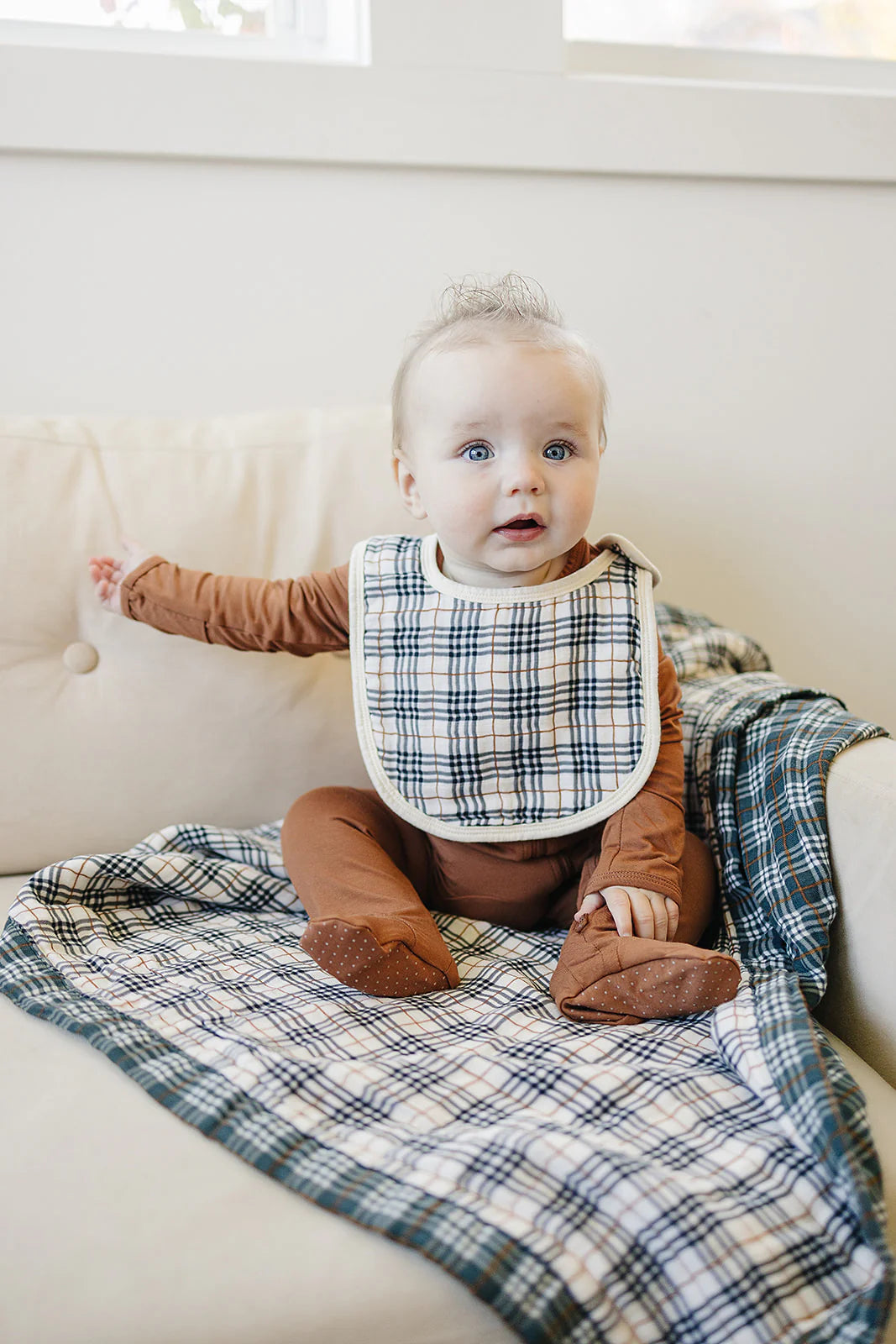Vintage Plaid Muslin Quilt