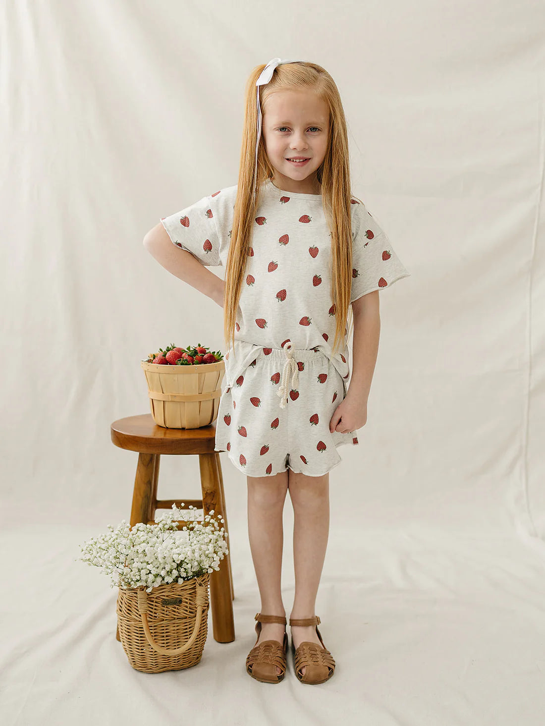 Strawberry Shorts Set