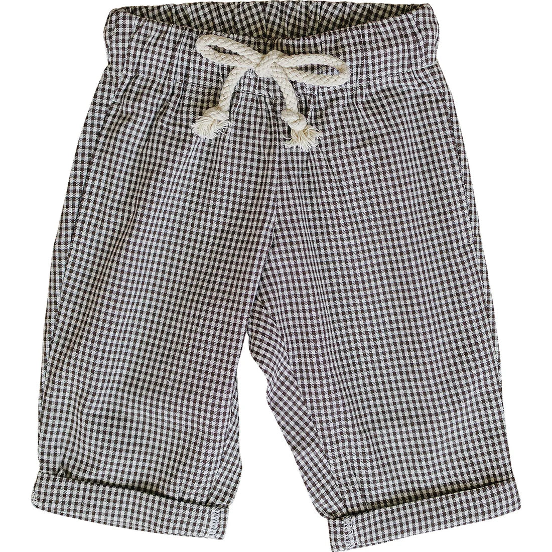 Brown Plaid Pants