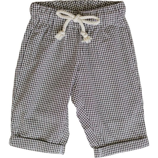 Brown Plaid Pants
