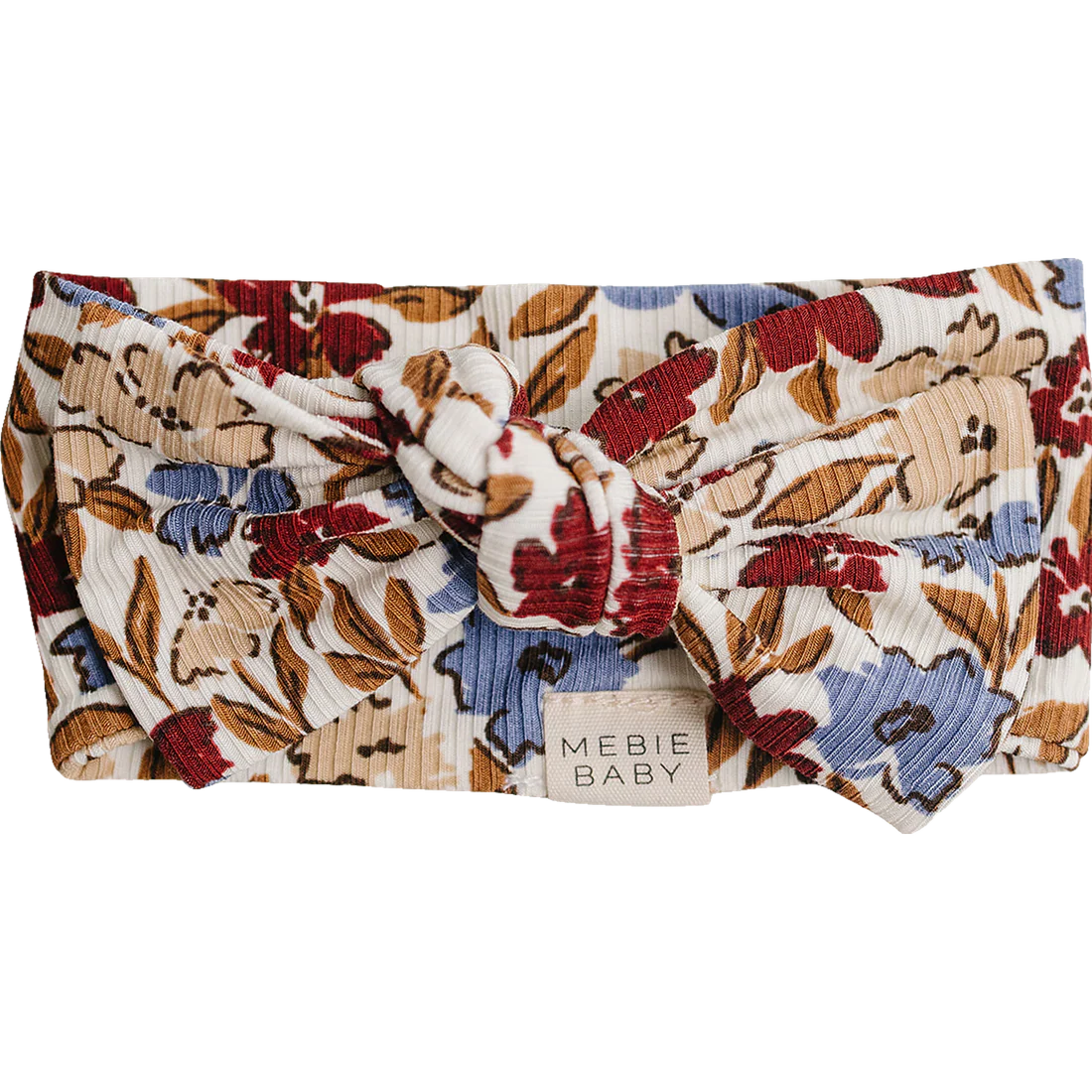 Desert Floral Ribbed Bamboo Head Wrap