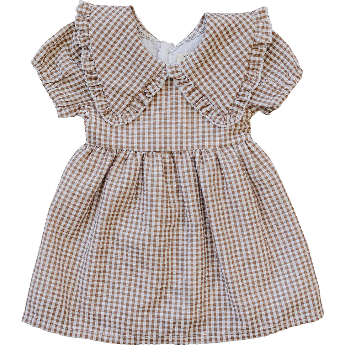 Gingham Collar Dress