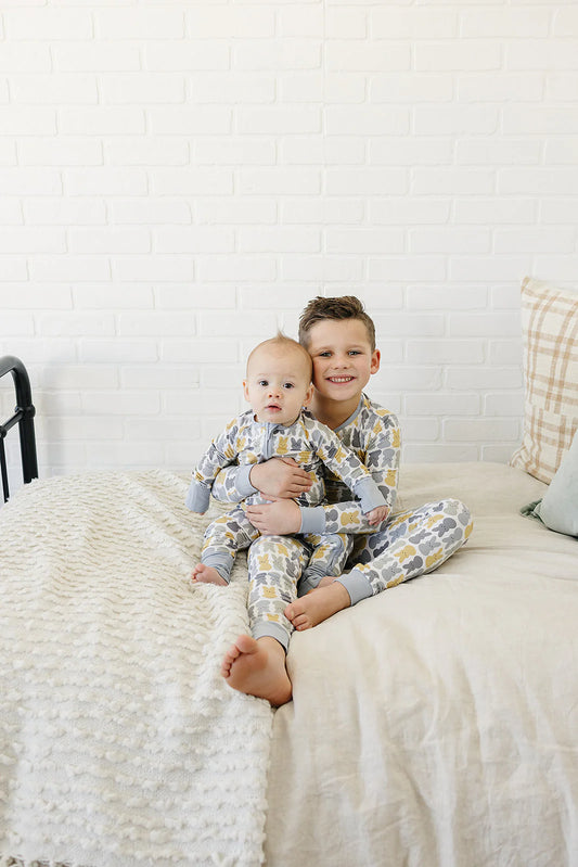 Dusty Blue Bamboo Bunny Cozy Set