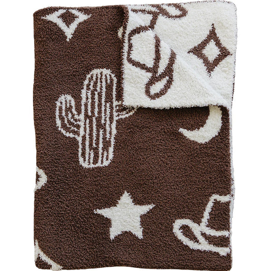 Western Plush  Blanket