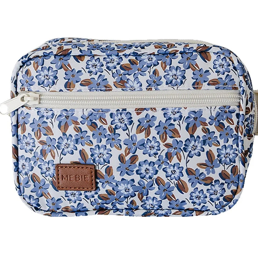 Cottage Blue Floral Mini Fanny Pack