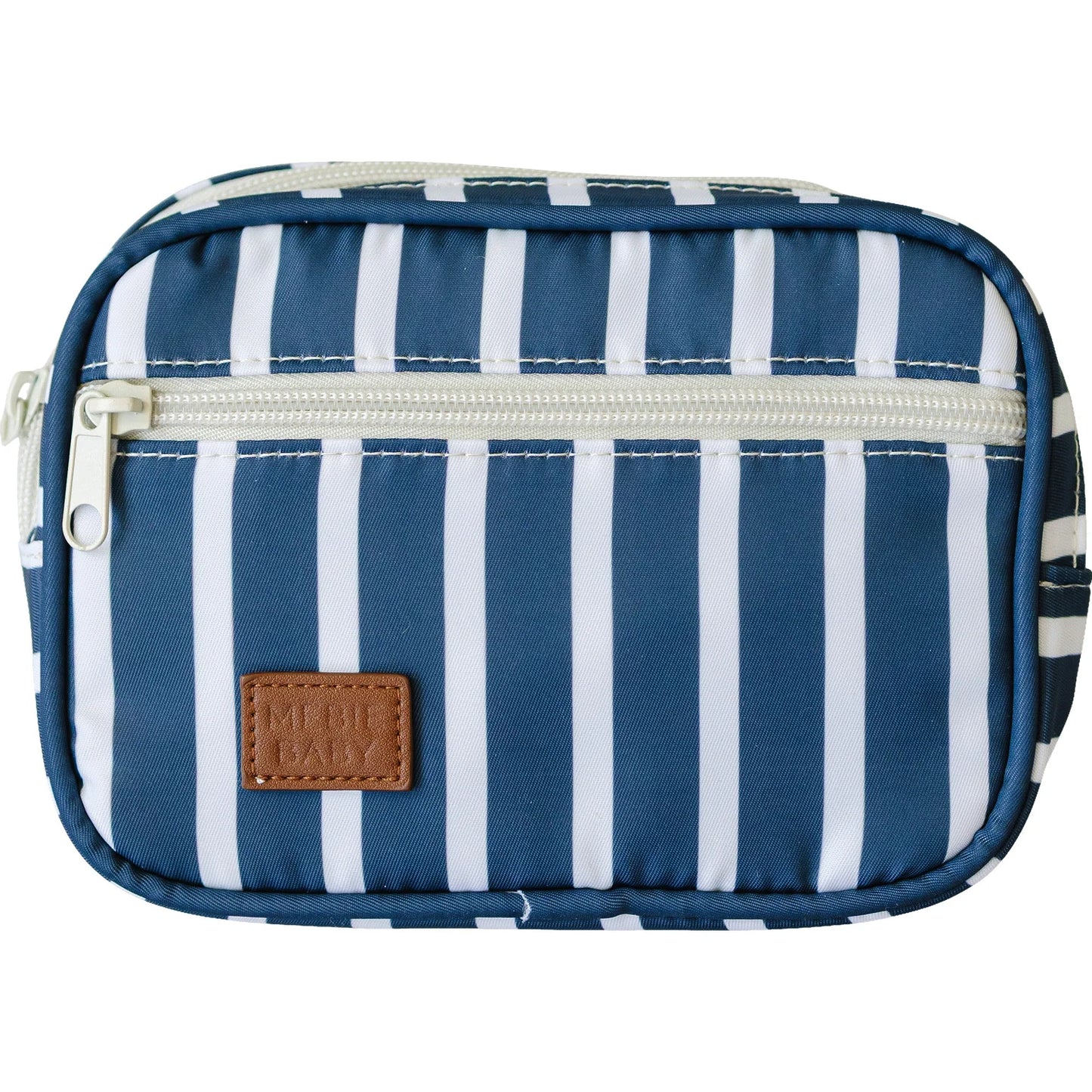 Navy Striped Mini Fanny Pack