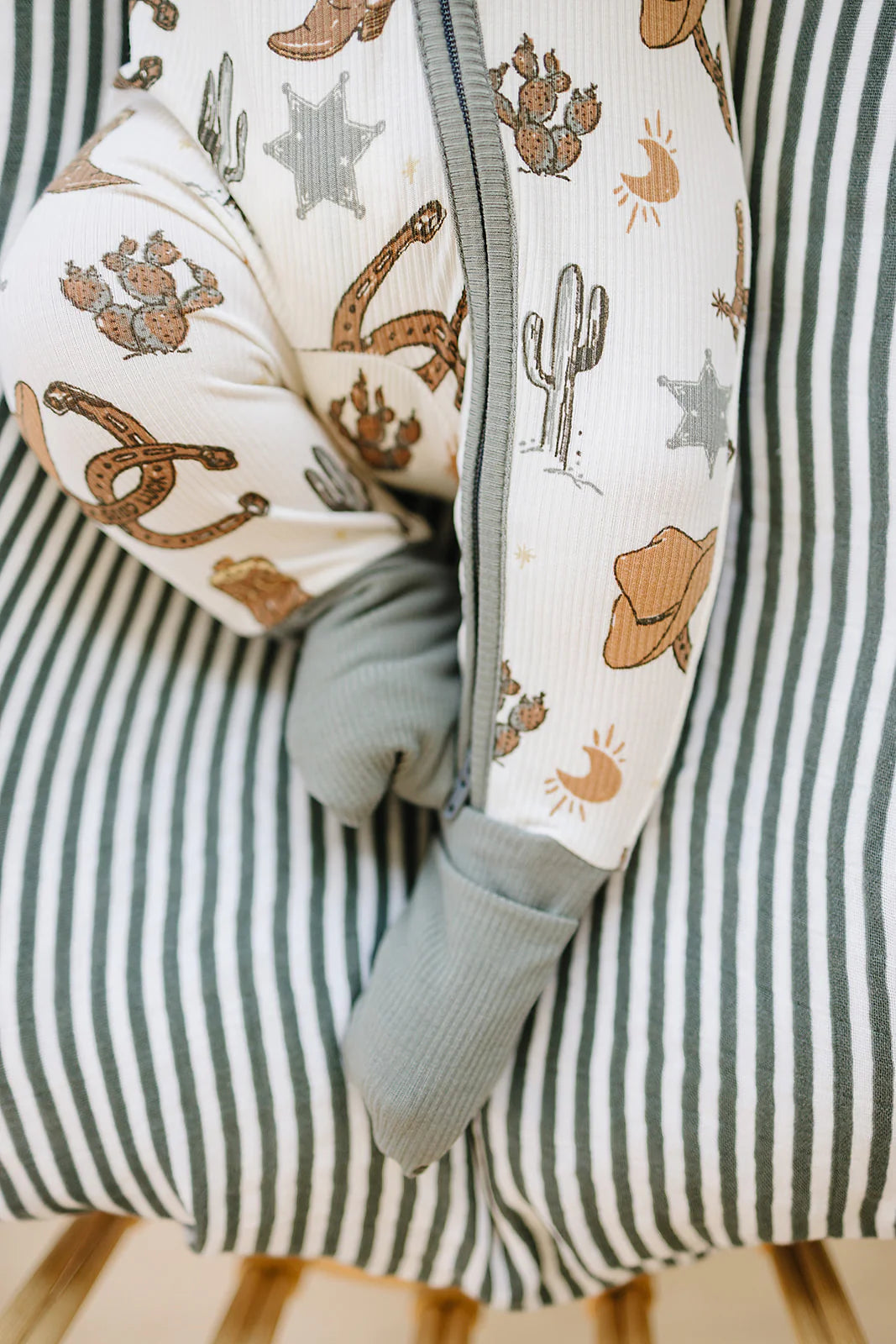 Outlaw Cowboy Ribbed Bamboo Sleeper
