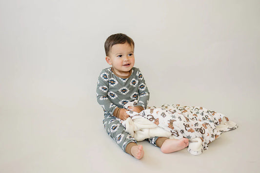 Outlaw Cowboy Bamboo Fleece Quilt