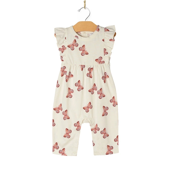 Spring Butterfly Flutter Romper