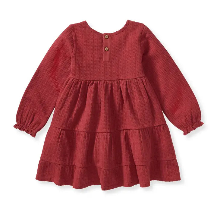 Brick Red Organic Cotton Dress