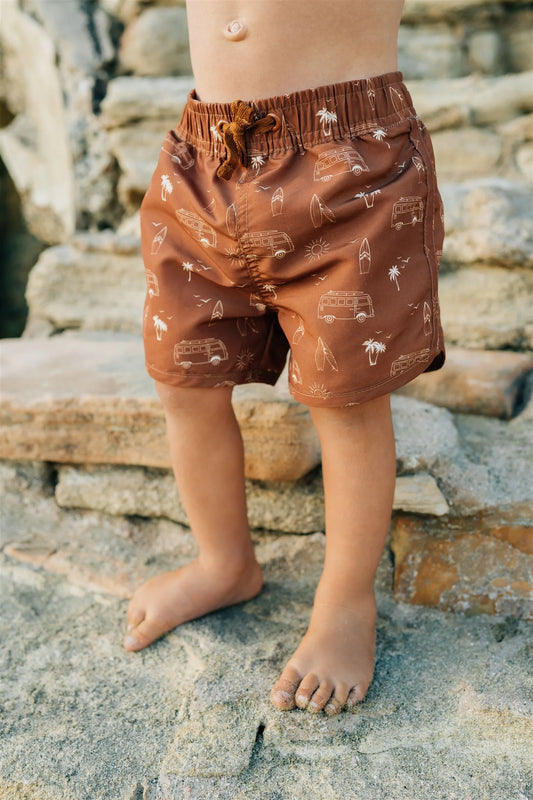 Rust Surf Swim Shorts