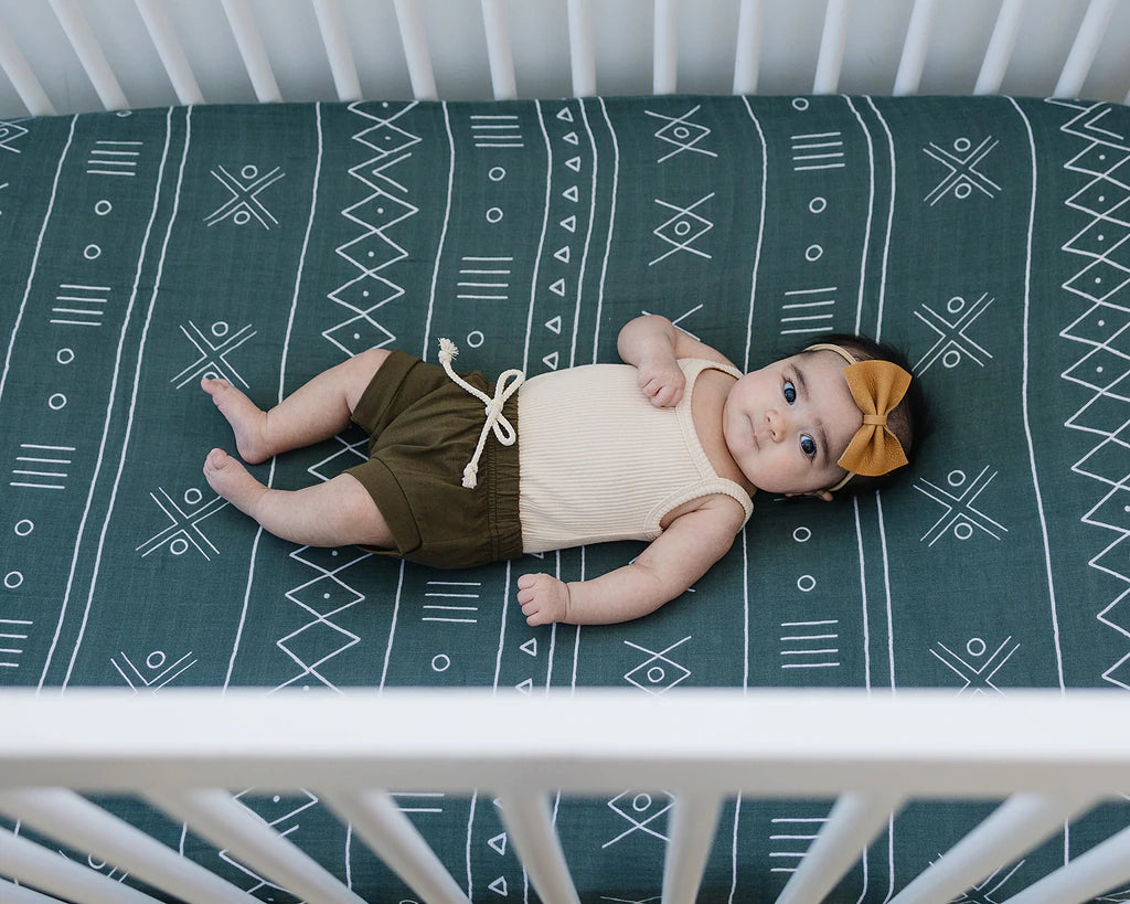 Alpine Muslin Crib Sheet