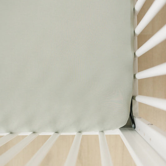 Sage Stretch Crib Sheet