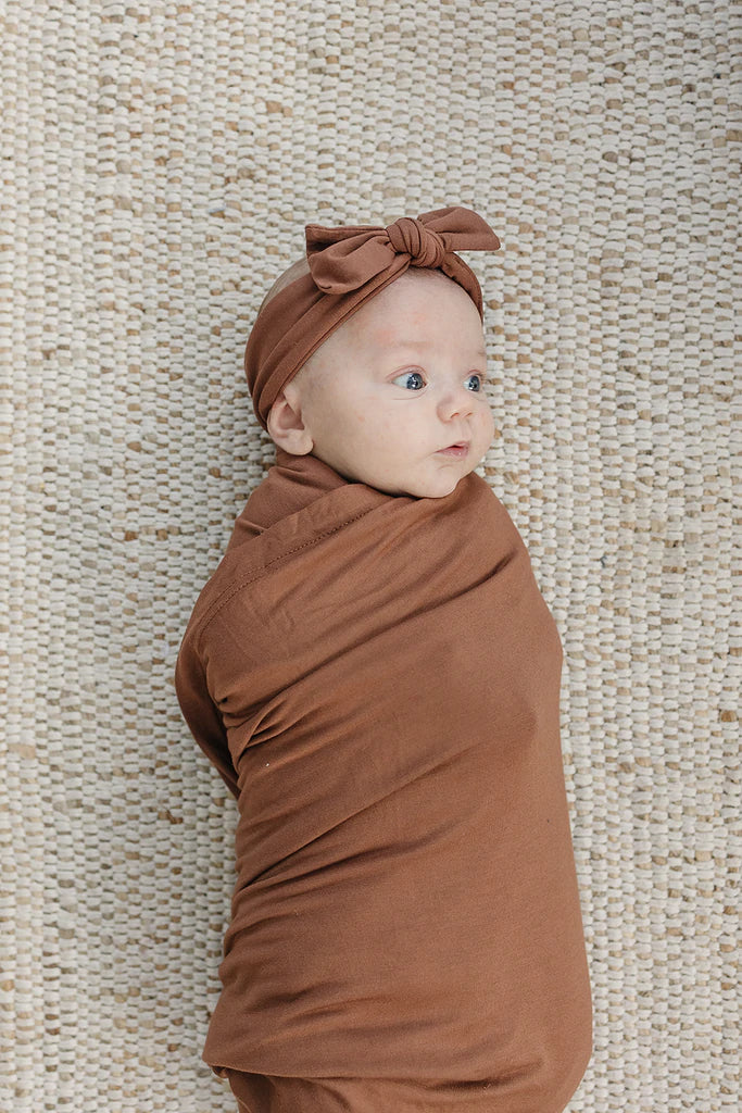 Rust Stretch Swaddle