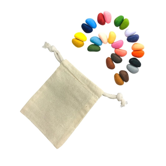 Bag of 24 Colored Rock Crayons
