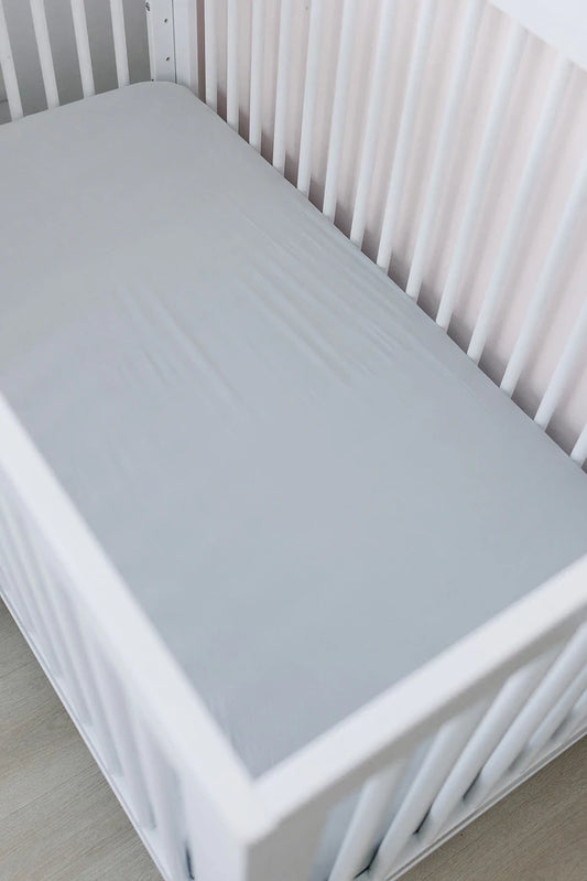 Stone Stretch Crib Sheet