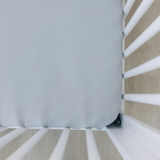 Stone Stretch Crib Sheet